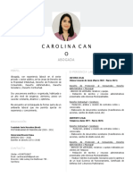 Carolina Cano - Curriculum Vitae - SUTRAN