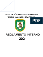 Reglamento Interno 2021 Actualizado Ultimo