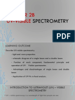 Topic 2B - Uv Visible Spectrometry