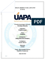 Terapia grupal: aprendizajes sobre dinámicas y factores