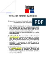 Filtracion Motores Cummins Isx