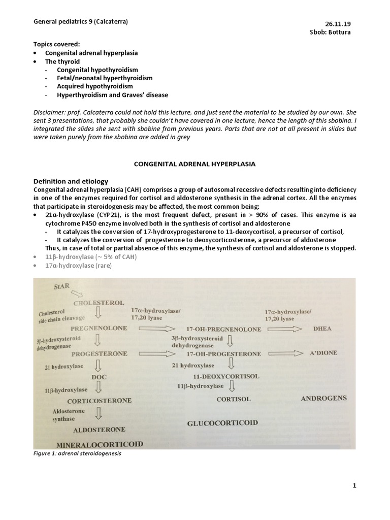 Congenital Hypothyroidism Definition
