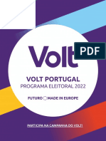 Volt Portugal-Programa Politico 2022