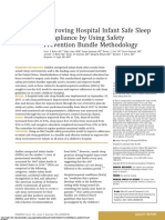 Improving Hospital Infant Safe Sleep Compliance by Using Safety Prevention Bundle Methodology