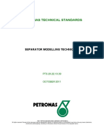 Petronas Technical Standards: Separator Modelling Techniques