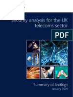 Summary of The NCSCs Security Analysis For The UK Telecoms Sector