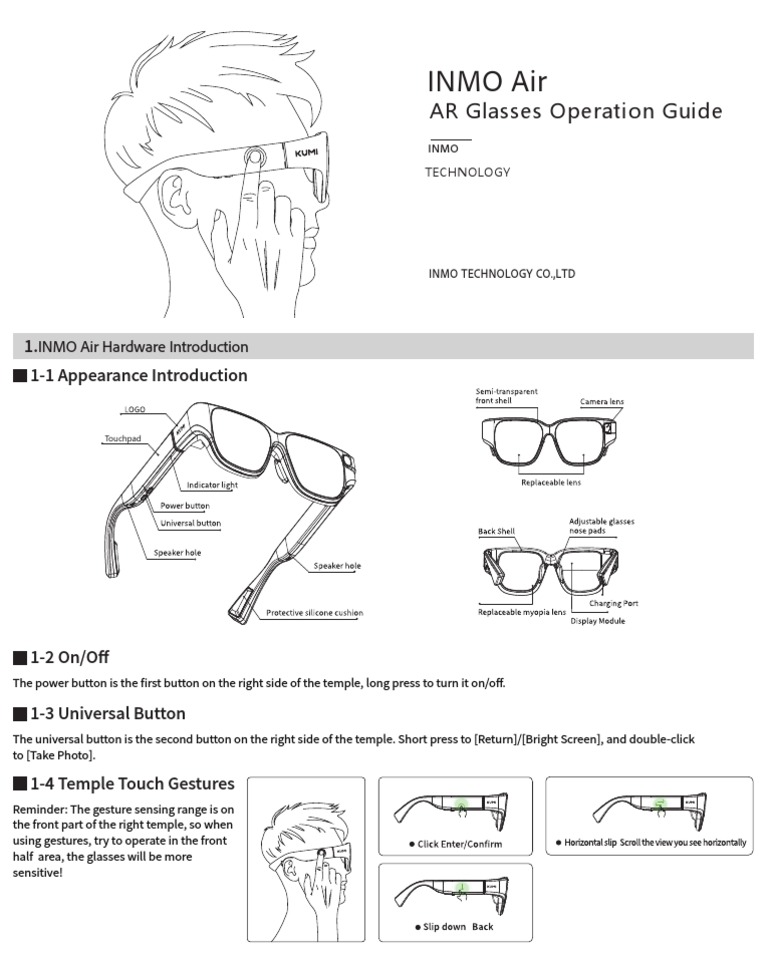 INMO Air User Guide | PDF | Screenshot | Telephone