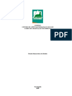 Trabalho Teoria do Estado (Estado Democrático de Direito)