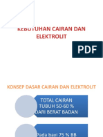 Kebutuhan Cairan Dan Elektrolit: by H. Rahmat M.,S.Kep.,M.Kes