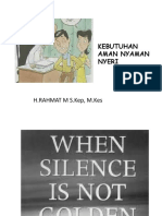 Kebutuhan Aman Nyaman Nyeri: H.RAHMAT M S.Kep, M.Kes