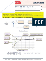 Associerunmodèle À Unsystèmeasservi: - Relever Les Caractéristiques D'un Modèle Du 1