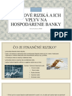 Bankové Riziká A Ich Vplyv Na Hospodárenie Banky: Silvia Pračková, FBI08