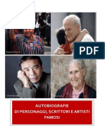 Autobiografie Di Personaggi Scrittori e Artisti Famosi