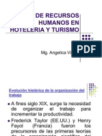 Gestion de Recursos Humanos en Hoteleria y Turismo