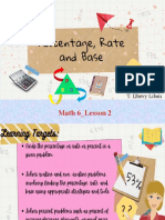L2 - Percentage, Rate & Base
