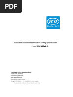 RDCAMV8.0: Manual de Usuario Del Software de Corte y Grabado Láser