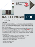 Tessuto unidirezionale in carbonio C-SHEET 240-600 FS05 UD 240_600#1A6E