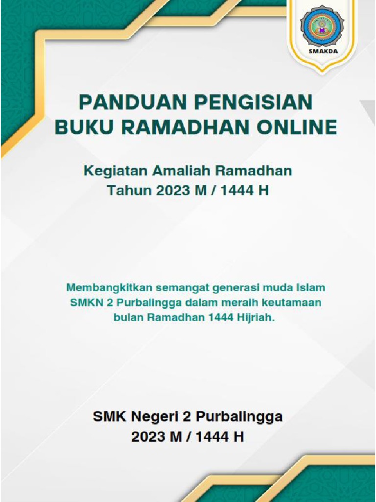 Panduan Pengisian Buku Ramadhan Online Pdf