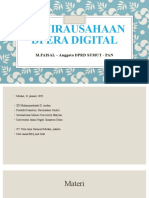 Kewirausahaan Di Era Digital: M.Faisal - Anggota DPRD Sumut - Pan