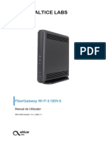 FiberGateway WiFi6 Manual de Utilizador