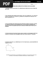 Resolución de Problemas Mediante Sistemas de Ecuaciones