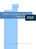 Comparative Safety Evaluation of Scats and Pre-Timed Control System