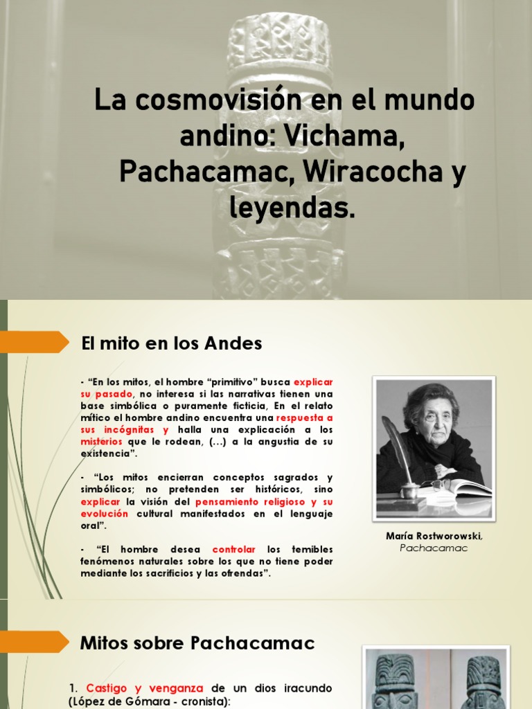 La Cosmovisión en El Mundo Andino: Vichama, Pachacamac, Wiracocha y ...