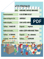 Datos Personales: María Del Rosario