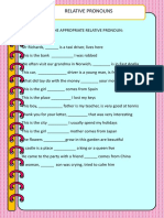 Relative Pronouns