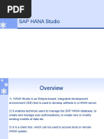 SAP HANA Studio