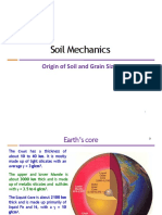 Soil Mechanics: Origin of Soil and Grain Size