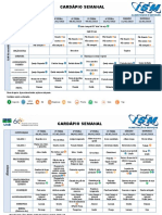 Cardápio semanal com refeições balanceadas