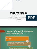 Chuong 5 - Ke Toan Cac Qua Trinh Kinh Doanh Chu Yeu