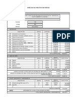 Modelo de Analisis de Precios Unitarios (APU)