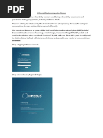 Vulnerability Scanning using Nessus