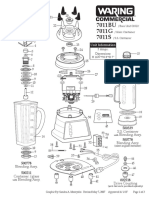 Waring 7011bu 7011g 7011s Parts Diagram