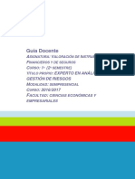 GUIA DOCENTE Valoración Instrumentos Financieros y Seguros