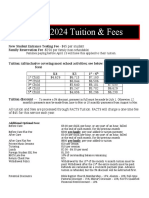 2023-2024 Tuition & Fees