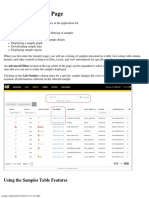 View and Filter Samples