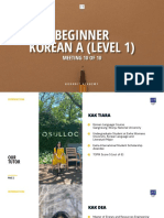 Beginner Korean A (Lv.1) - Meeting 10
