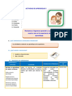 D5 A2 SESION Revisamos Si Logramos Aprender y Cumplir Nuestro Reto en La Experiencia de Aprendizaje