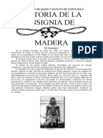 Historia de La Insignia de Madera Folleto