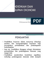 Materi 11. Pendidikan Dan Ekonomi