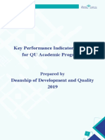 KPI Guide for QU Academic Programs