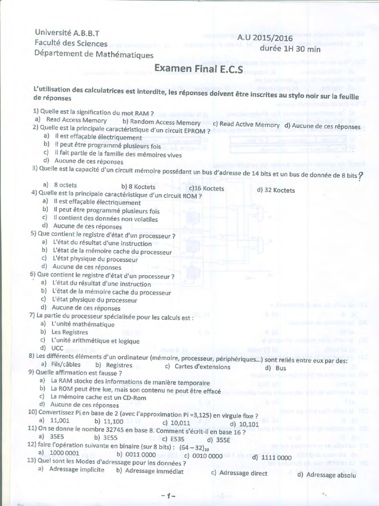 Ecs1 Exercices Pdf _ Les Mathématiques en CPGE ECS1 – TCUJ