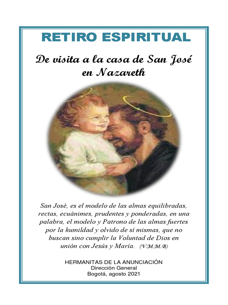 Retiro Mes de Agosto de 2021 San Jose | PDF | María, madre de Jesús