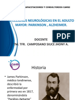 Afecciones Neurológicas en El Adulto Mayor: Parkinson, Alzheimer
