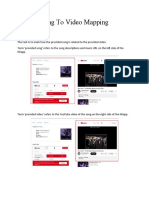 Song To Video Mapping Guidelines