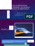 Inicio de La Ventilacion Mecanica Invasiva Y No Invasiva en El Servicio de Emergencia