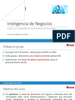 Inteligencia de Negocios: Clase 01: Fundamentos de Business Intelligence